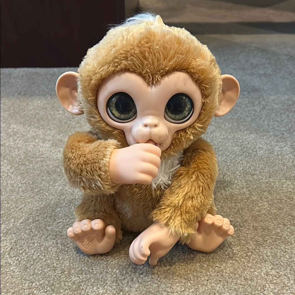 Fur Real Adorable Brown Electronic Monkey Toy